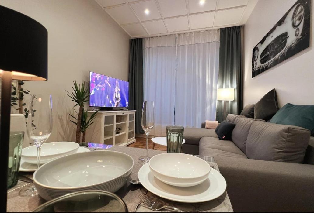 Soul-Apartment Terrasse Privat-Parkplatz Boxspringbett 55Zoll Tv Wlan Leipzig Exterior photo